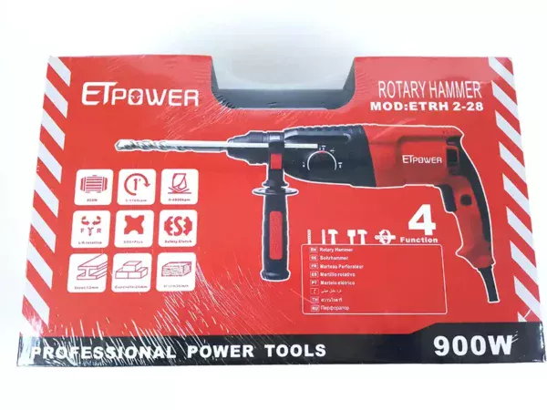 2-28 900W Electric rotary hammer drill color box