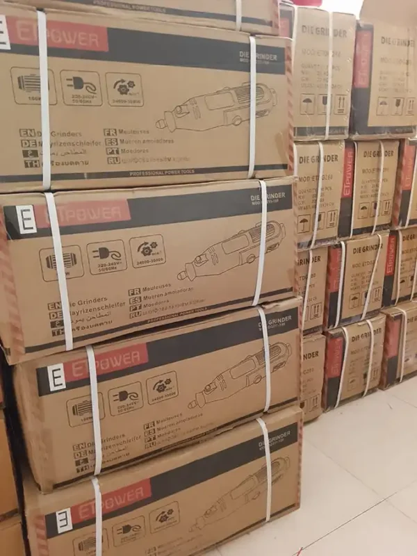 211pcs 180w rotary die grinder carton packing