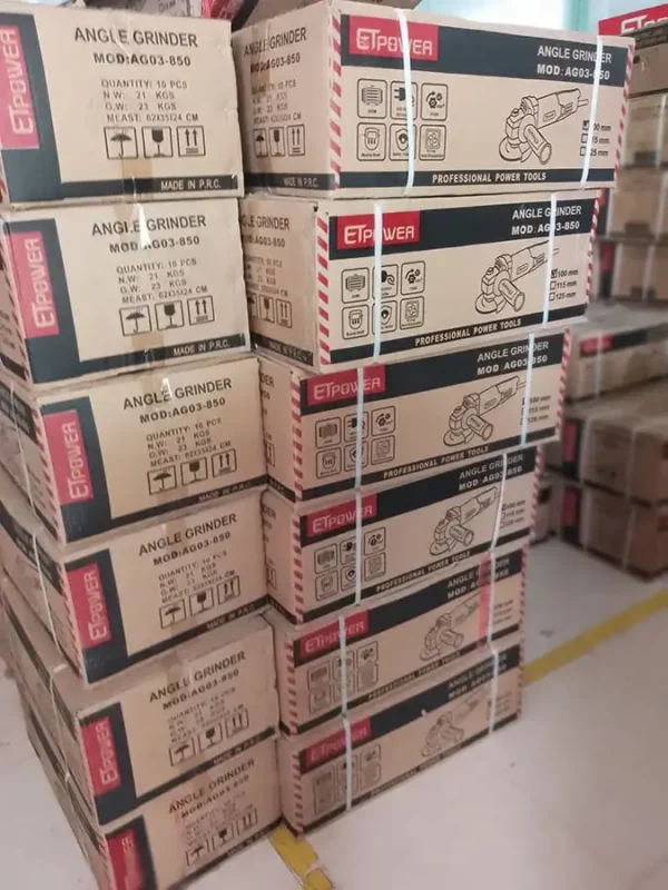 ETAG03-850 angle grinder carton packing