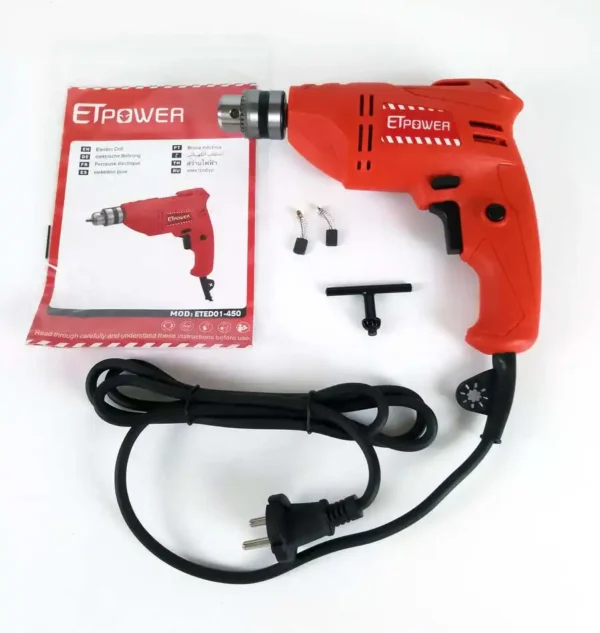 corded electric drill with 10mm chuck