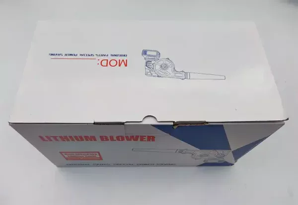 cordless leaf blower color box